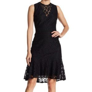 NWOT Nanette Lepore Lace High/Low Dress 10